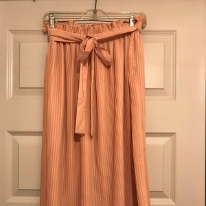 Anthropologie pleated midi skirt